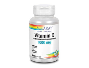 Solaray C-vítamín með Rosehips 1000 mg 100 hylki