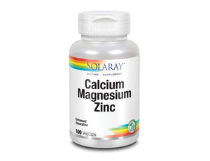 Solaray Calsium Magnesium Zinc 100 hylki