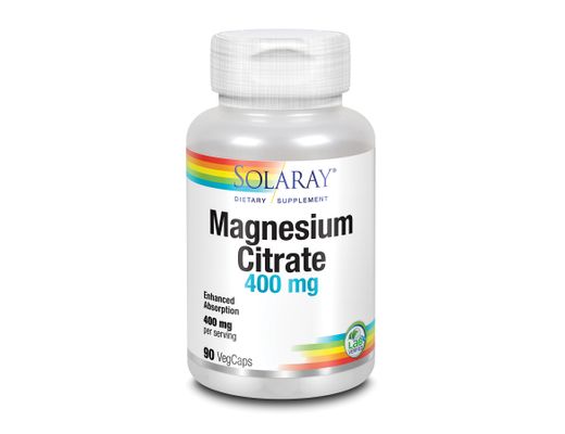 Solaray Magnesium Citrate 400 mg 90 hylki