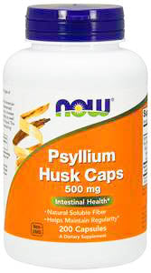 Now Psyllum Husk 500 mg 200 hylki