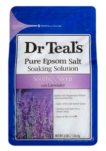 Dr. Teal's Epsom Salt Lavander 1,36 kg.