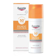 Load image into Gallery viewer, Eucerin Pigment Control Sun Fluid SPF 50+ 50ml
